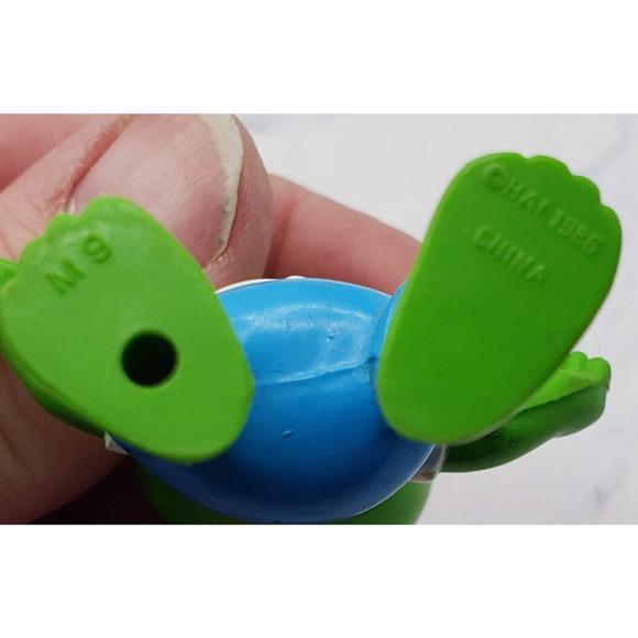 1986 Muppet Babies Figurine McDonald's Happy Meal Toy Kermit The Frog PVC - Picture 7 of 7